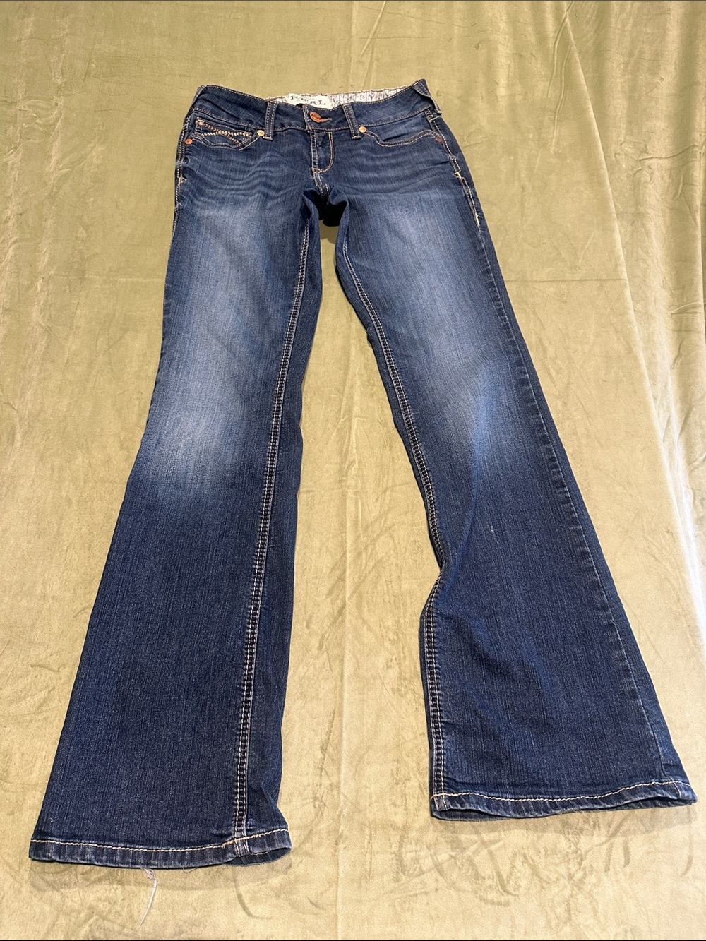 #977 Ariat Indigo Flare Jeans